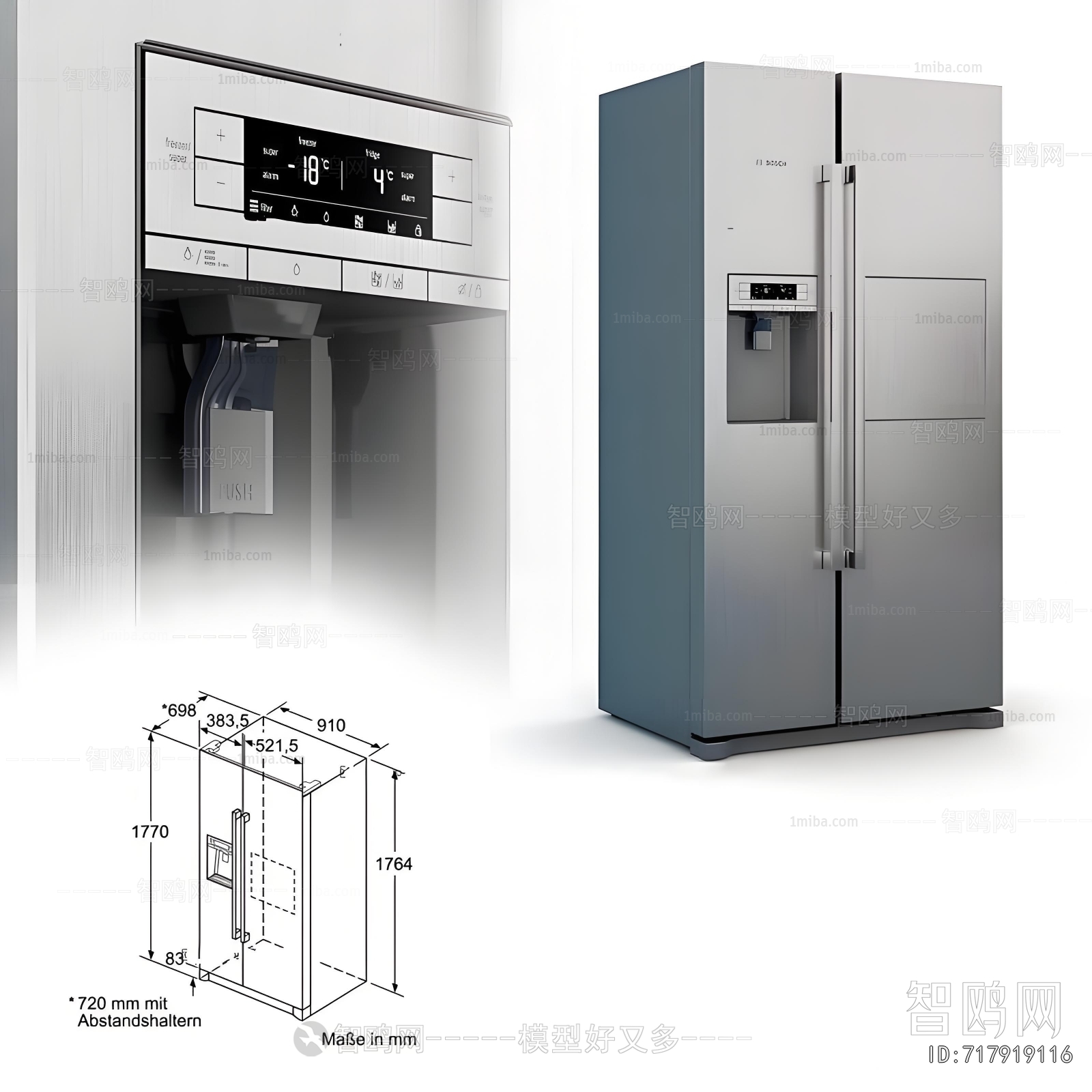 Modern Home Appliance Refrigerator
