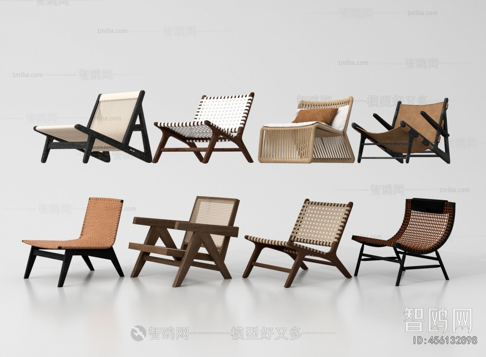 Wabi-sabi Style Lounge Chair