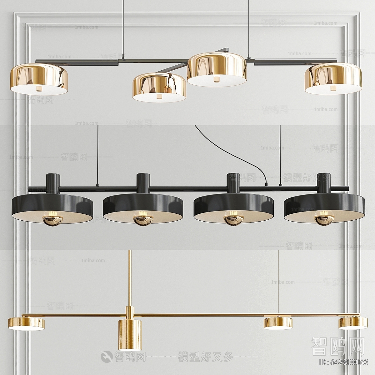 Modern Long Chandelier