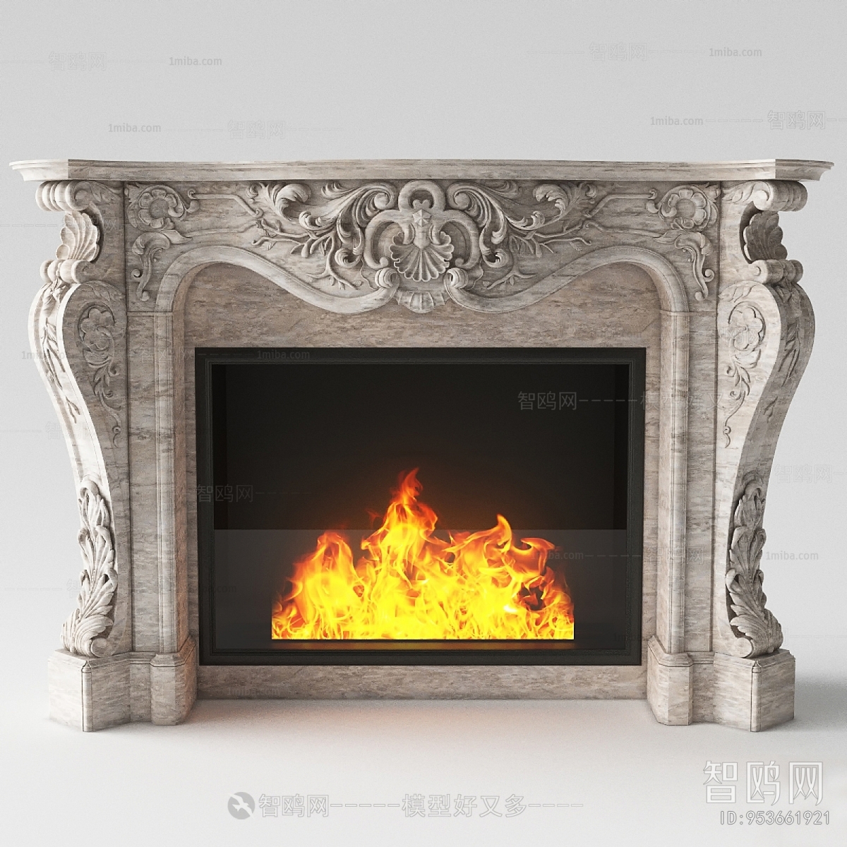 French Style Fireplace