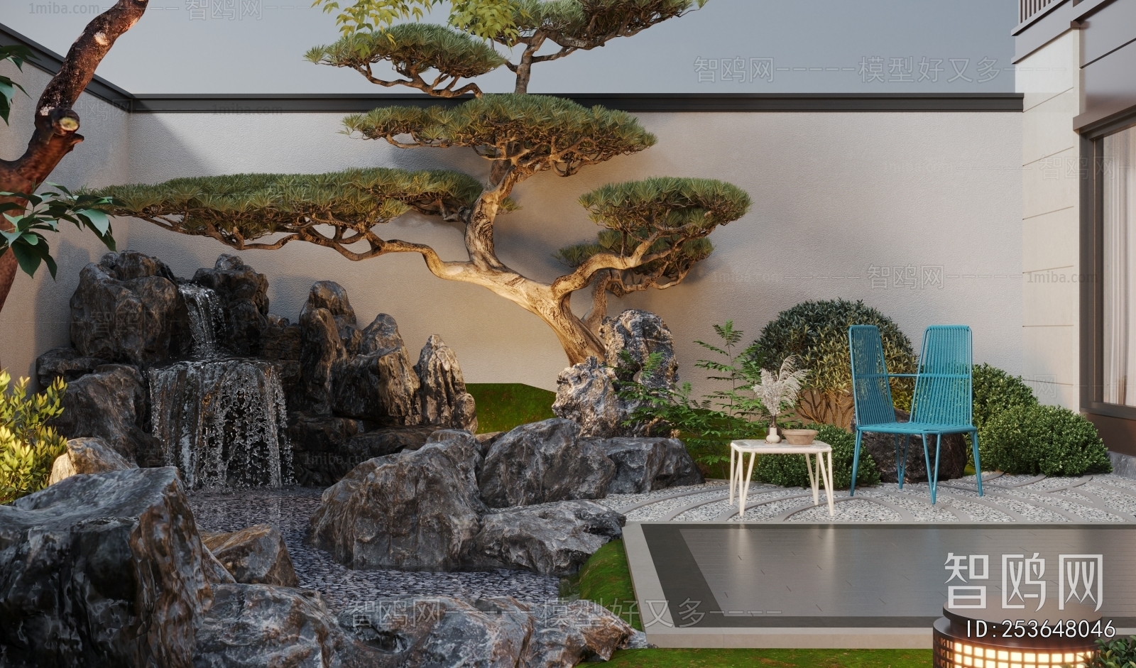 New Chinese Style Courtyard/landscape