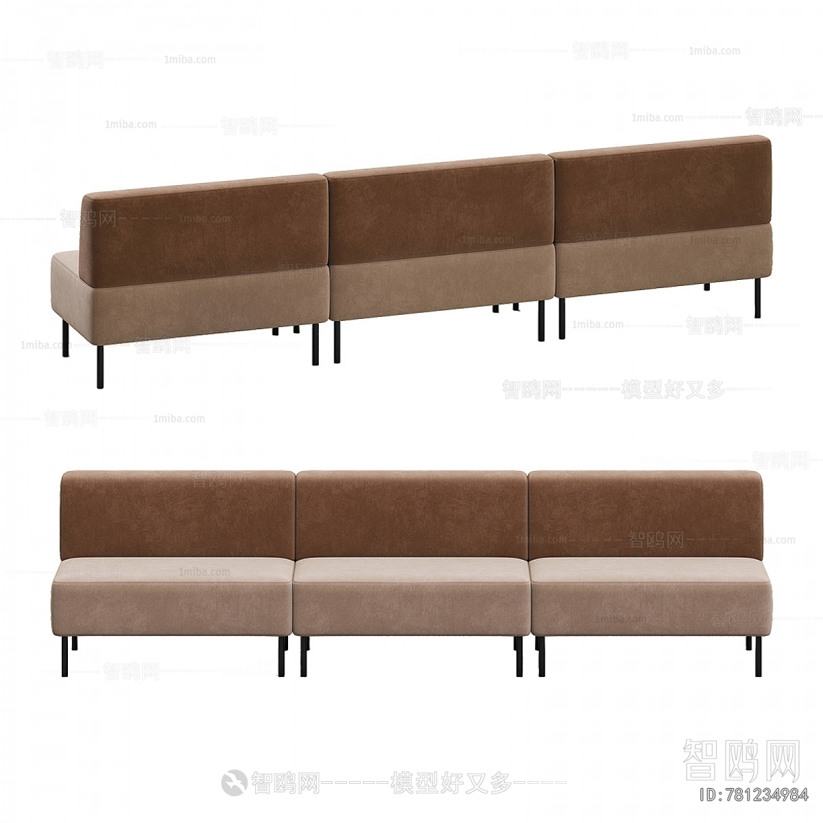 Modern Three-seat Sofa