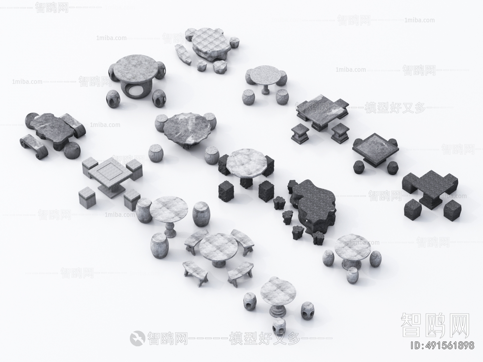 New Chinese Style Outdoor Tables And Chairs