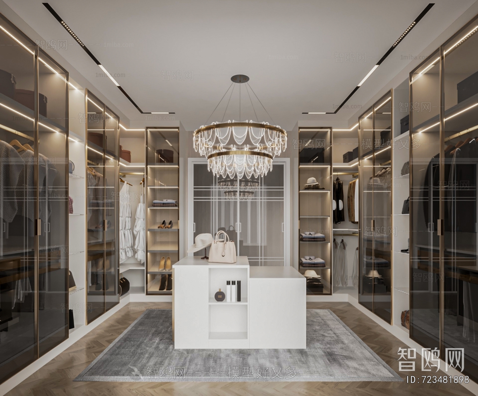 Modern Clothes Storage Area