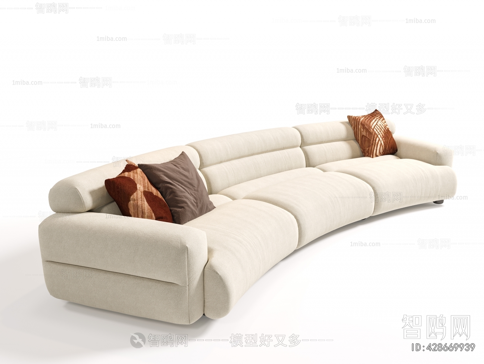 Modern Curved Sofa