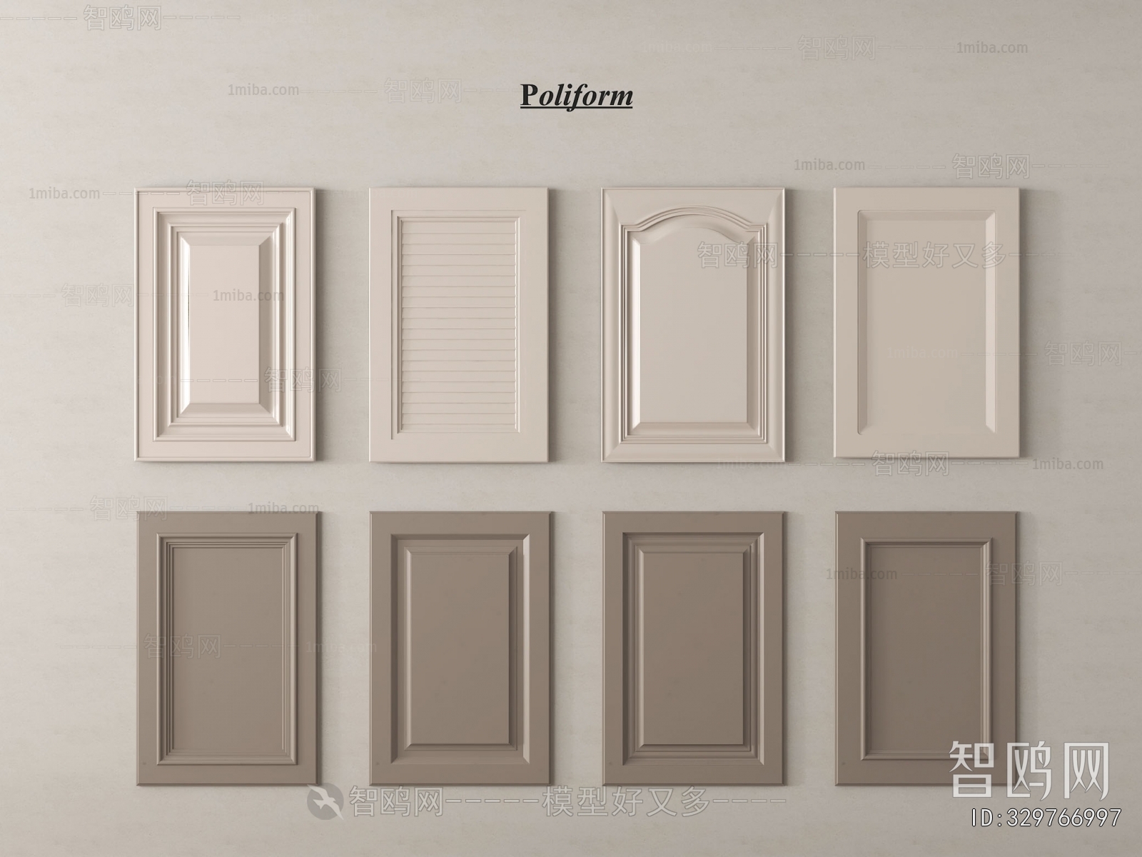 Simple European Style Door Panel