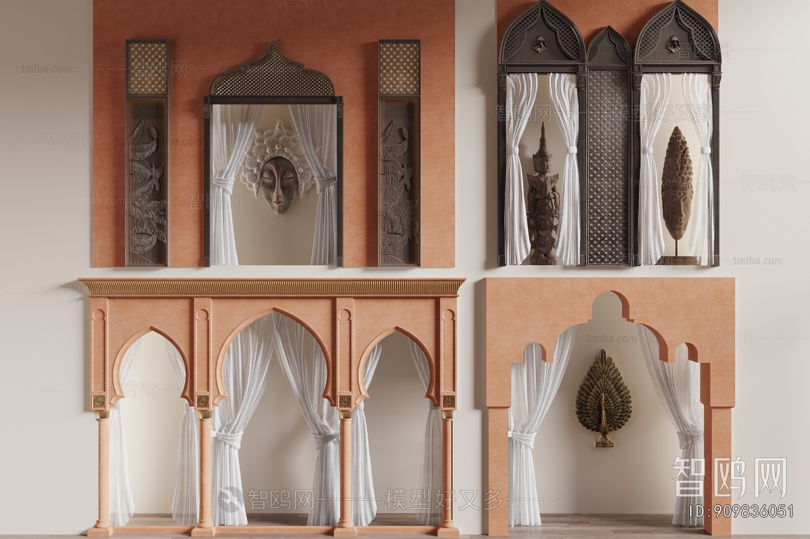 Southeast Asian Style Door