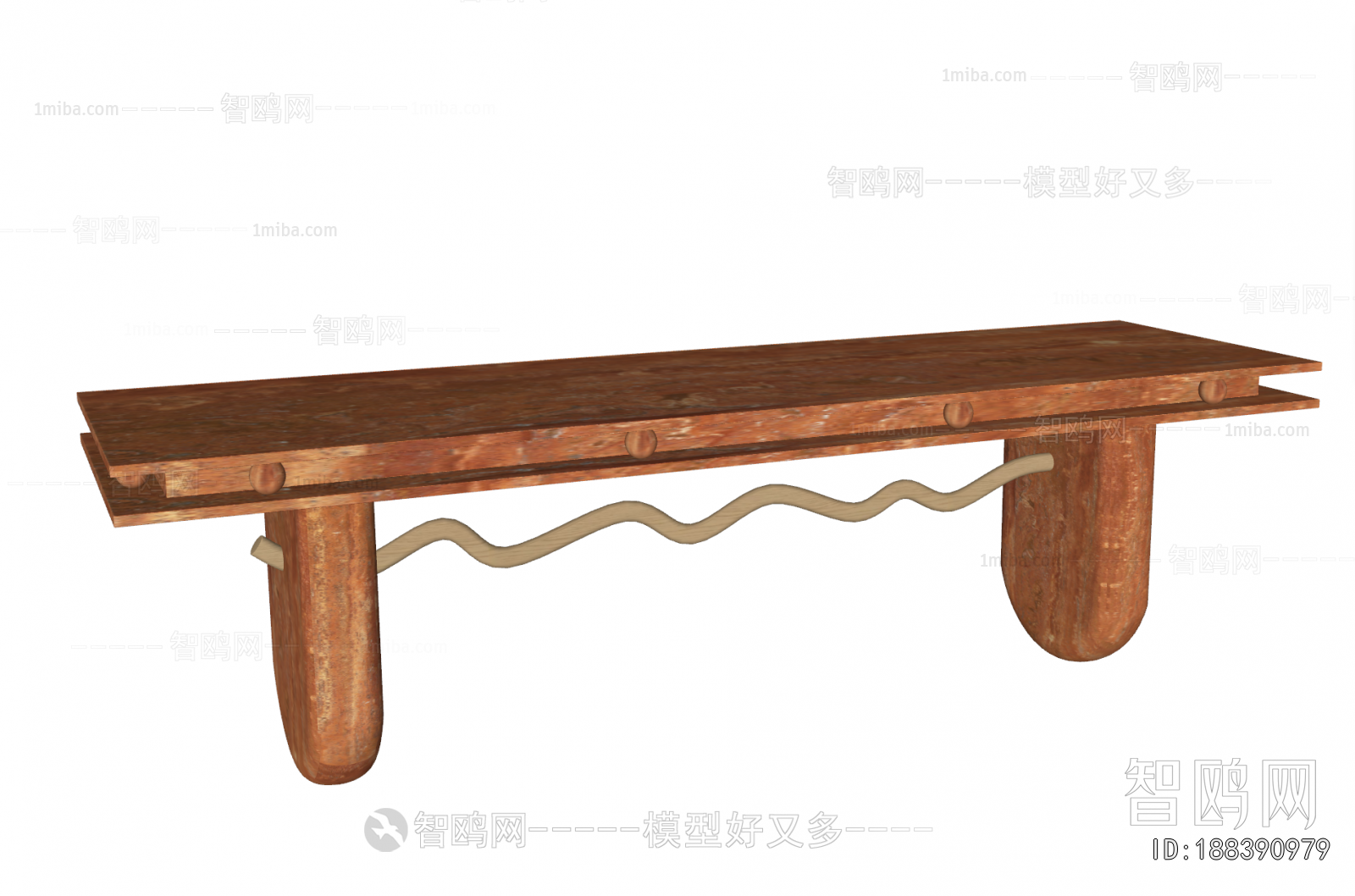 Wabi-sabi Style Dining Table