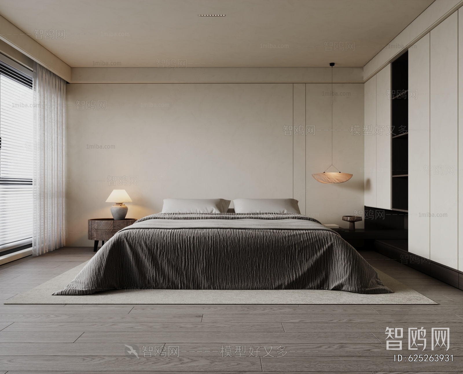 Wabi-sabi Style Bedroom