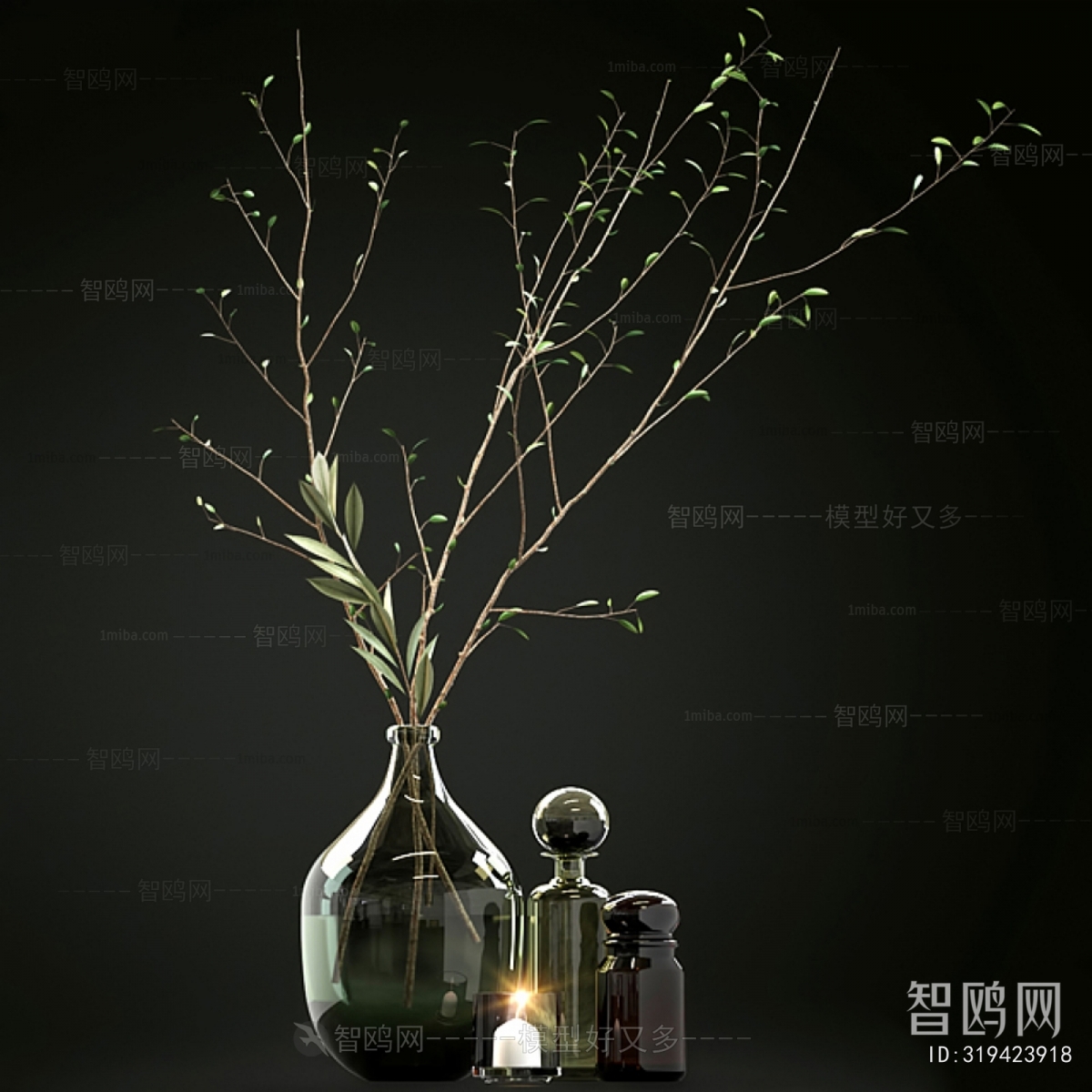 Modern Aquatic Green Plant