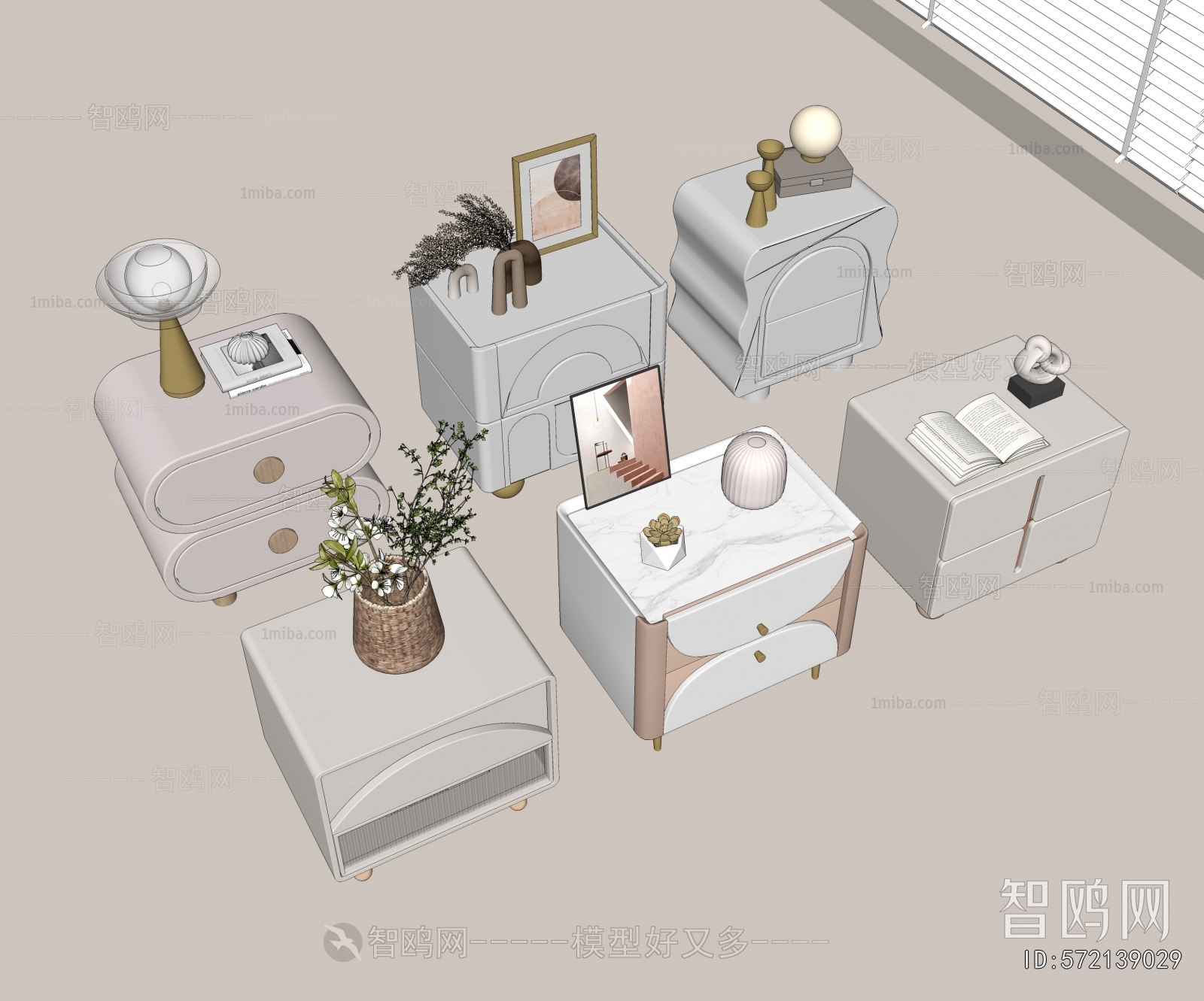 Modern Bedside Cupboard