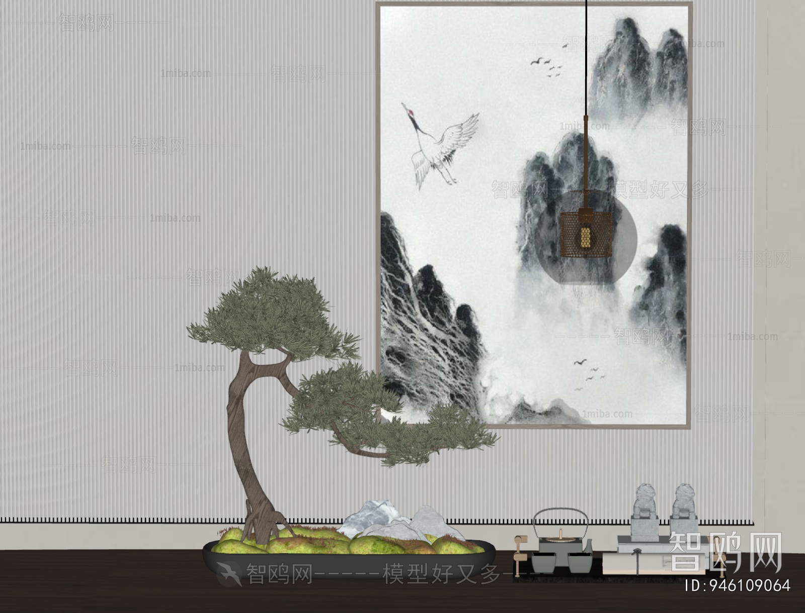 New Chinese Style Bonsai