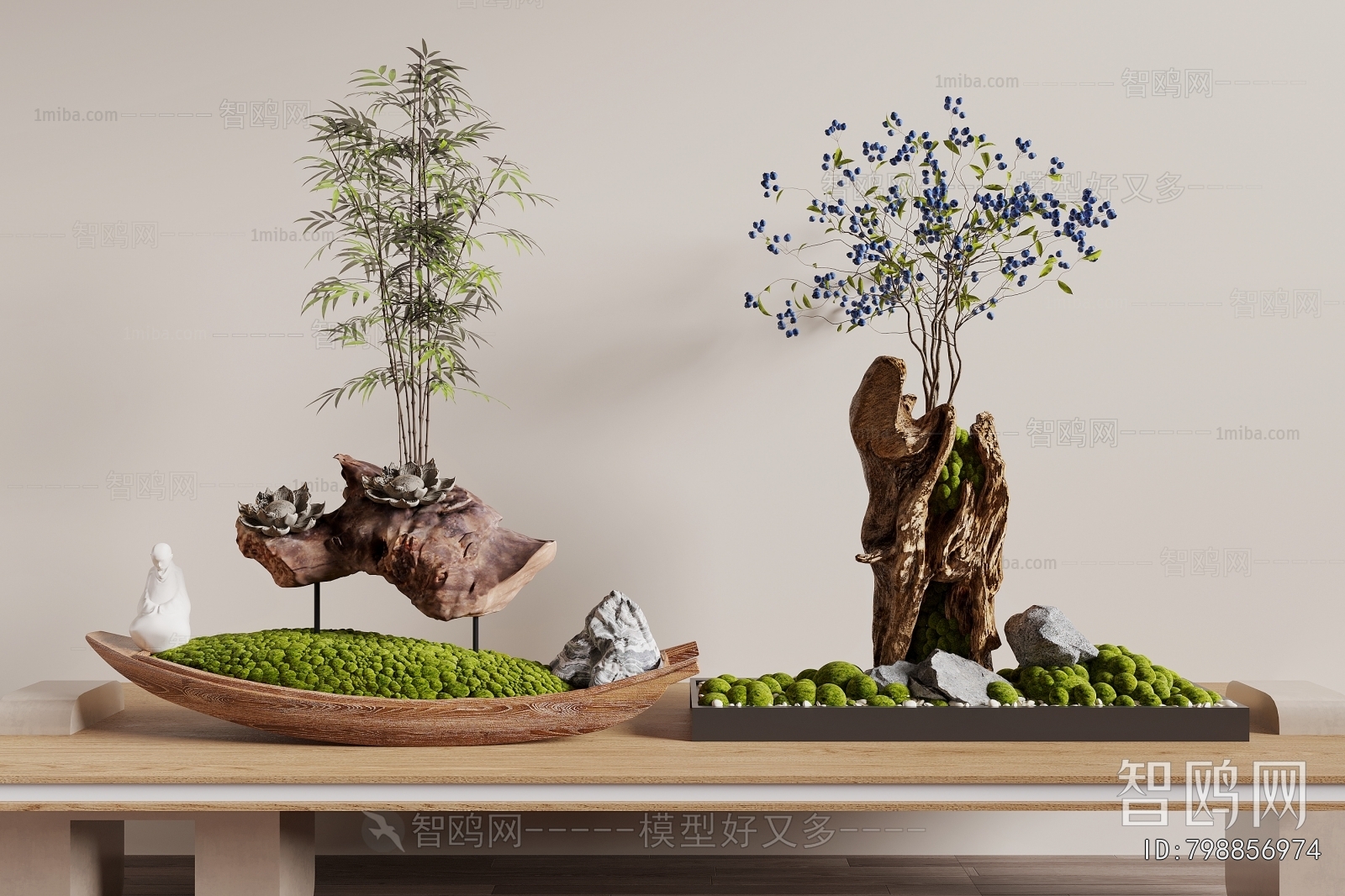 New Chinese Style Bonsai