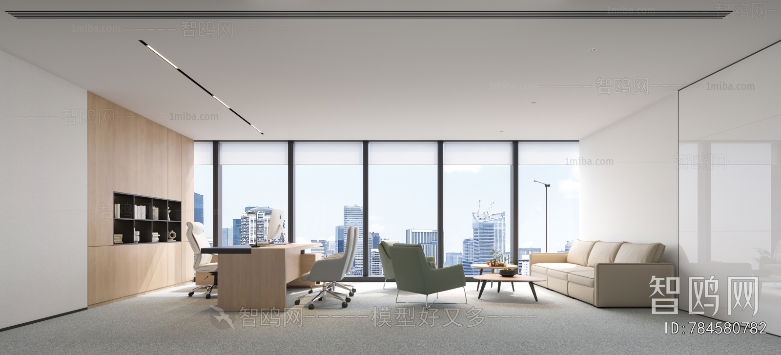 Modern Manager's Office