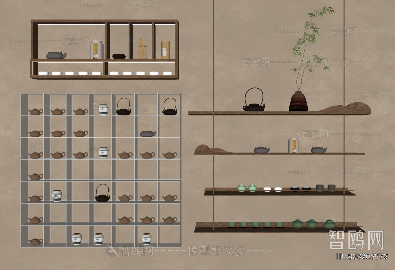 New Chinese Style Shelving