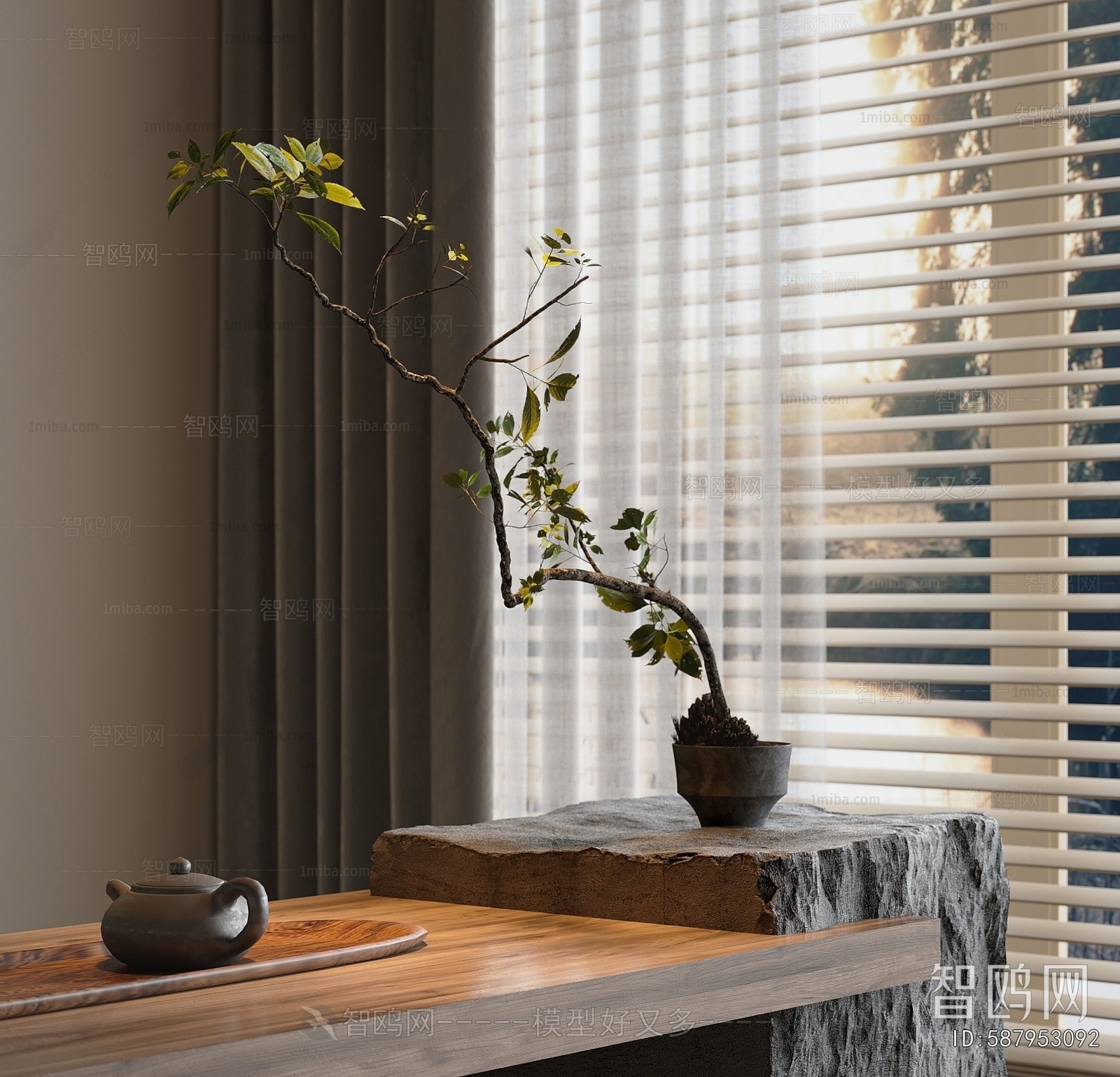 New Chinese Style Bonsai