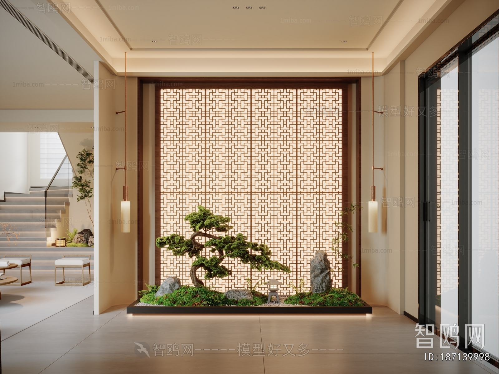 New Chinese Style Hallway
