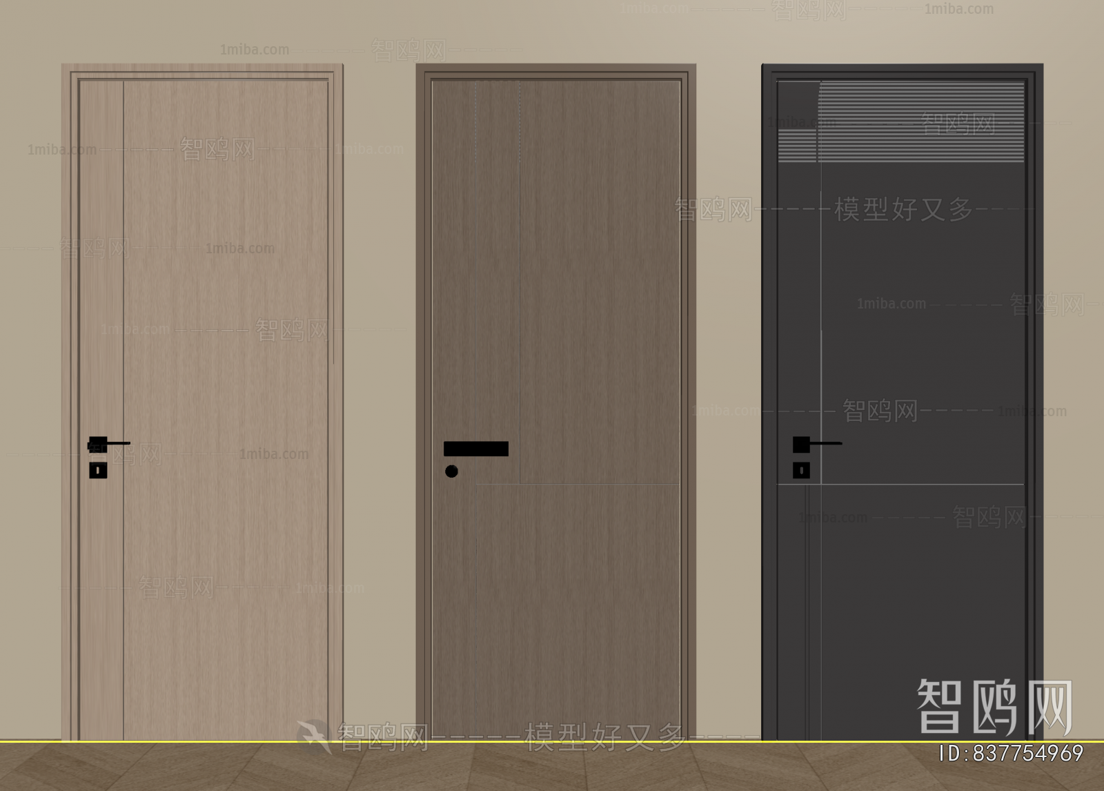 Modern Single Door
