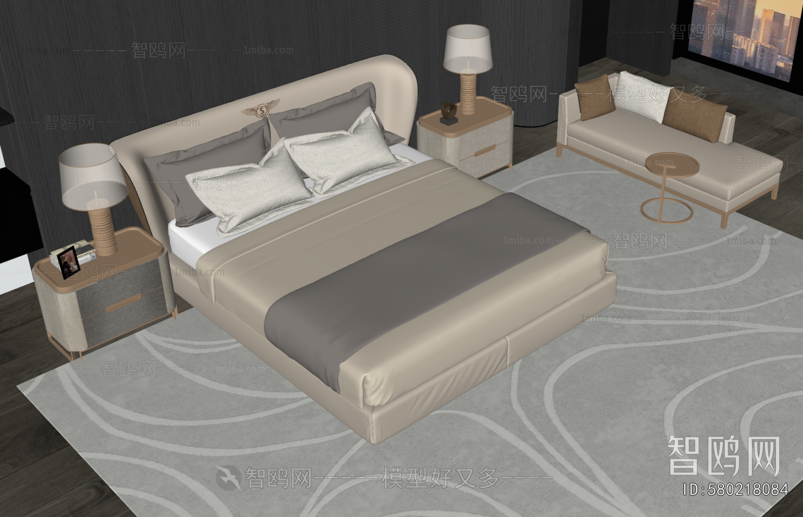 Modern Double Bed