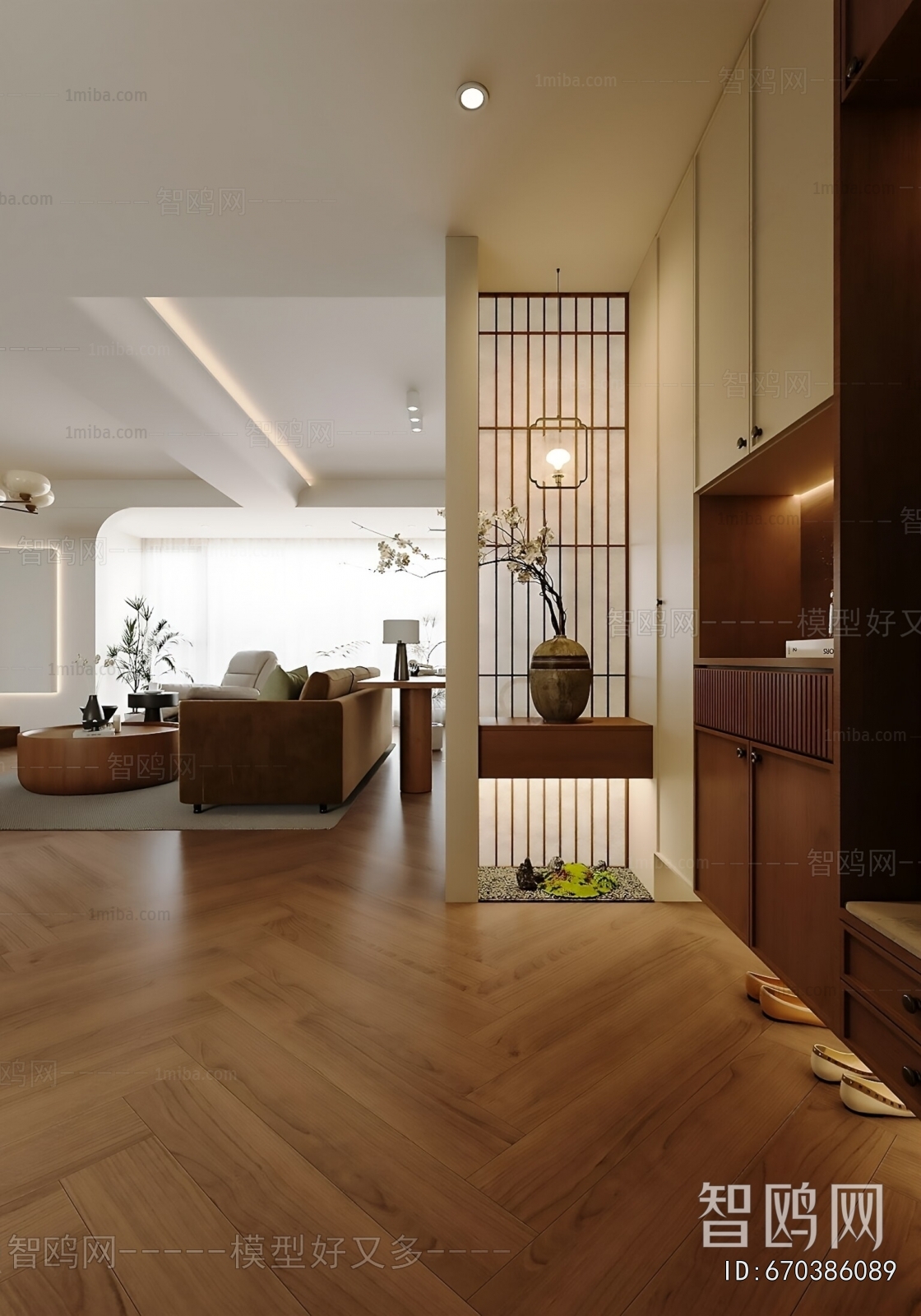 New Chinese Style Hallway