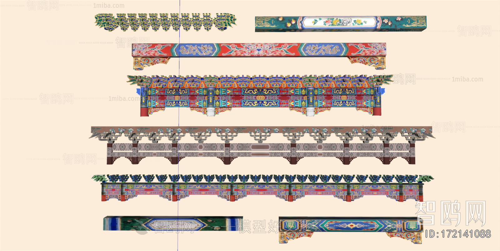 Chinese Style Building Component