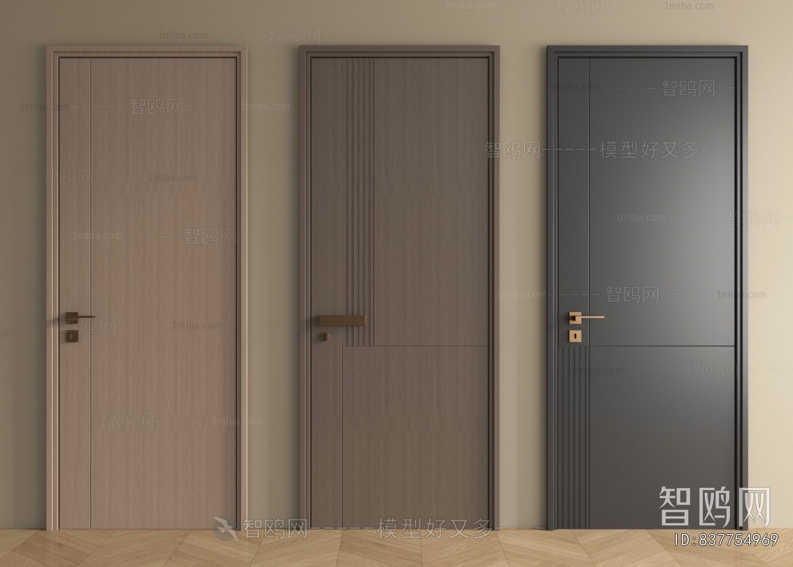 Modern Single Door