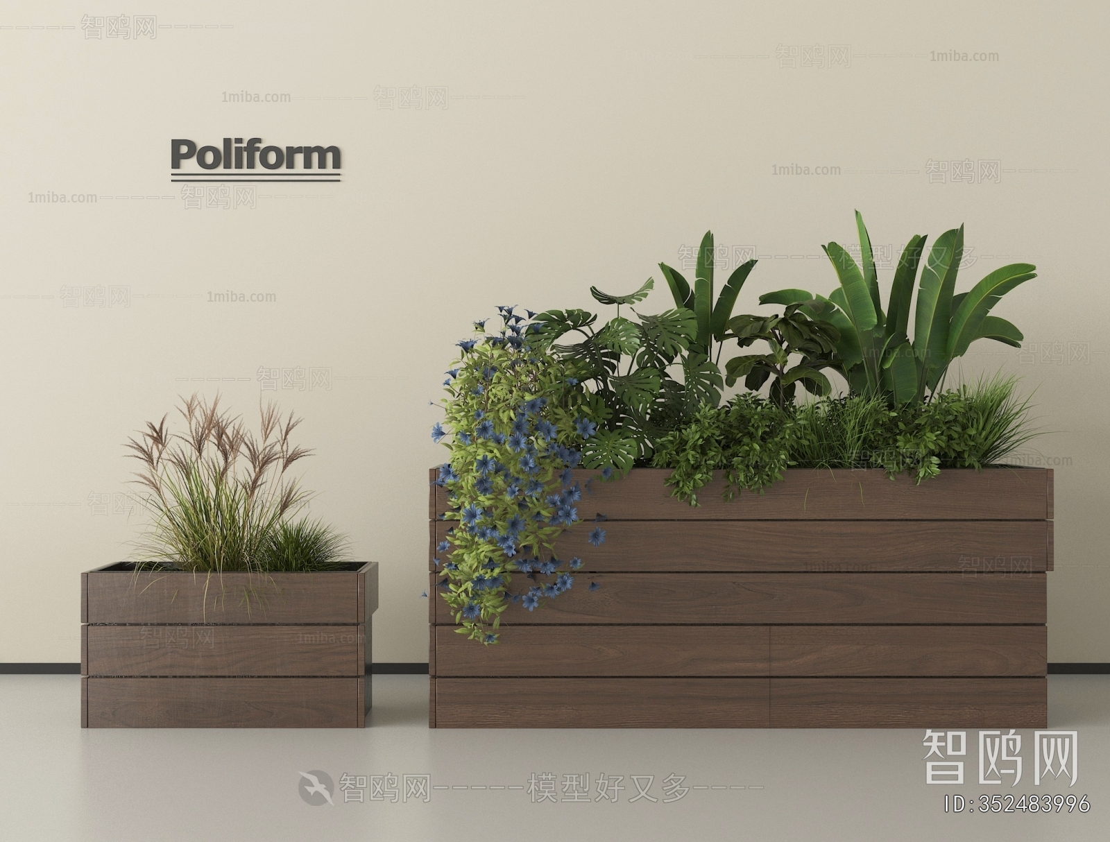 Modern Flower Bed, Flower Bowl, Flower Box