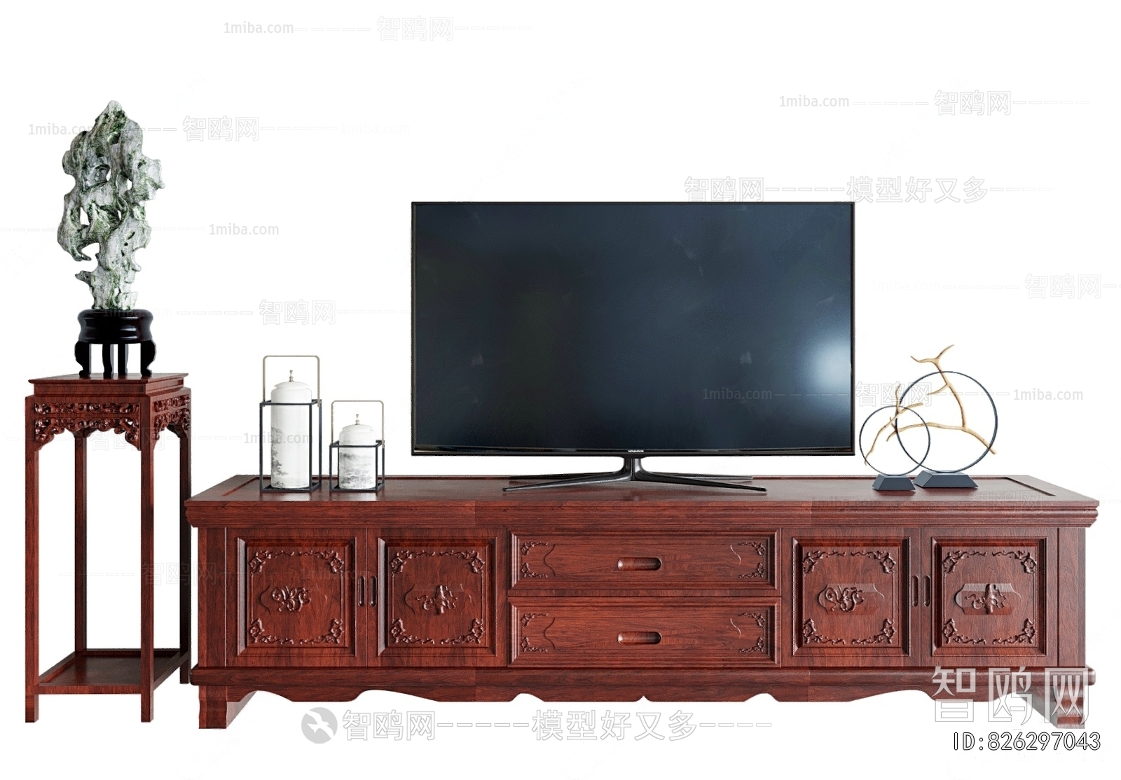 Chinese Style TV Cabinet