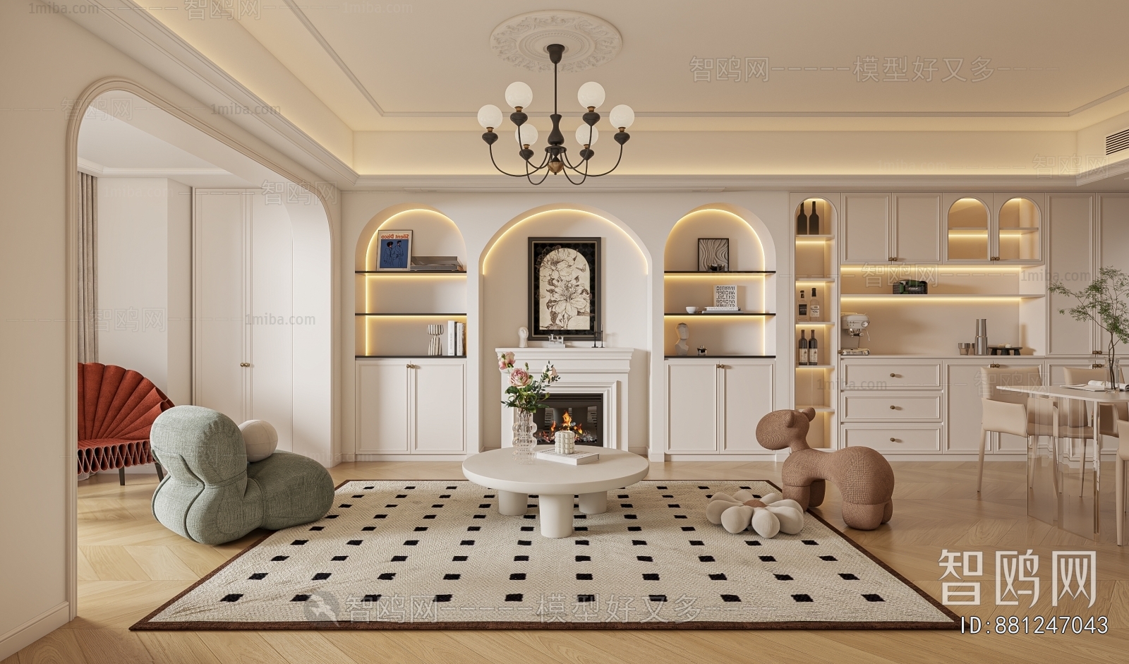 French Style A Living Room