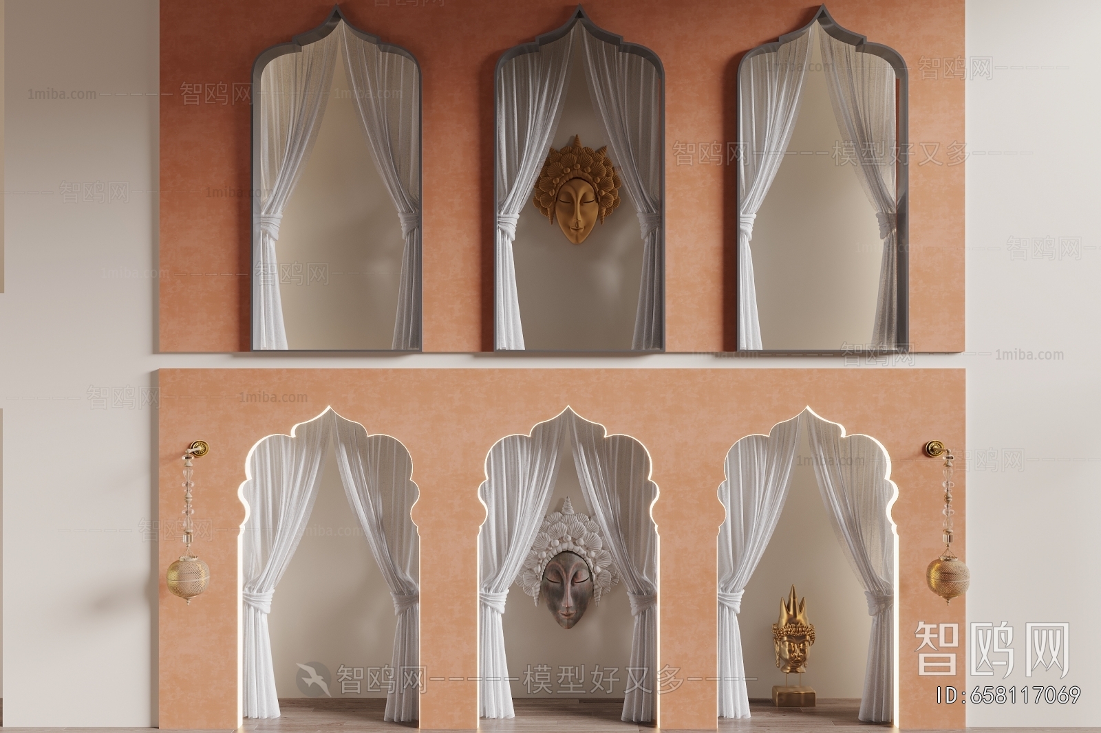 Southeast Asian Style Door