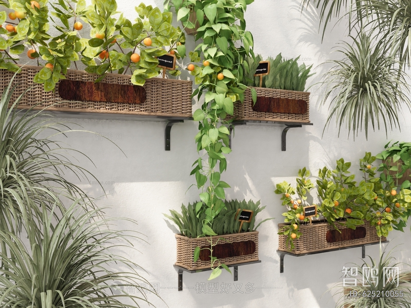 Southeast Asian Style Flower Bed, Flower Bowl, Flower Box