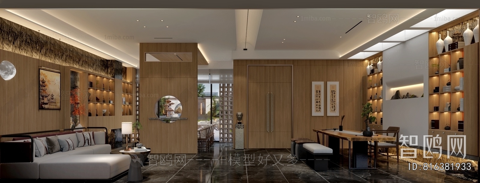 New Chinese Style Teahouse Tea House