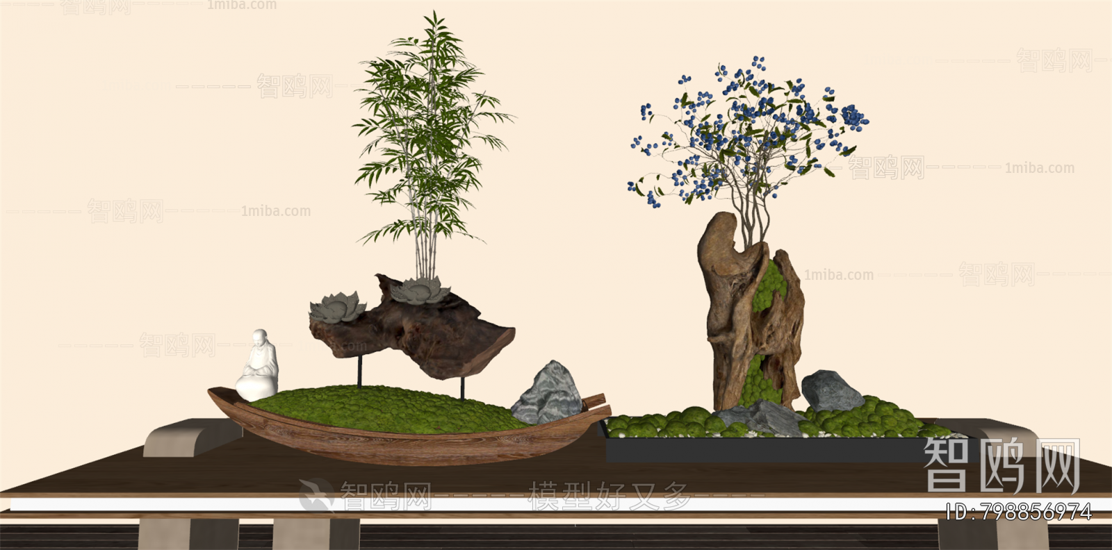 New Chinese Style Bonsai