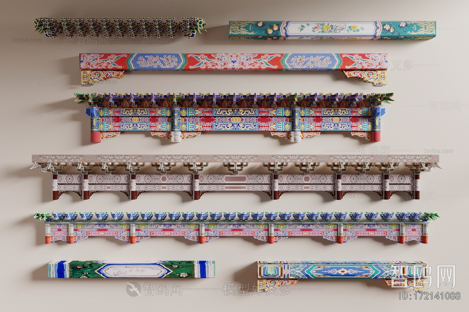 Chinese Style Building Component