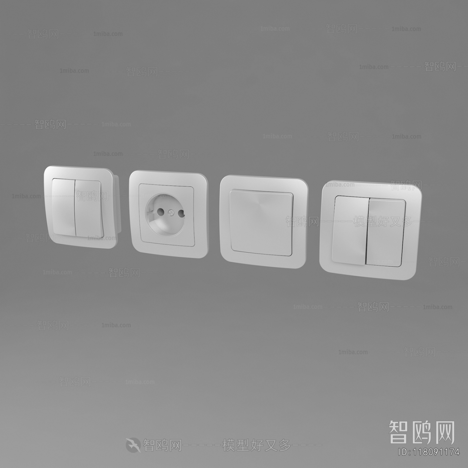 Modern Switch Socket Panel