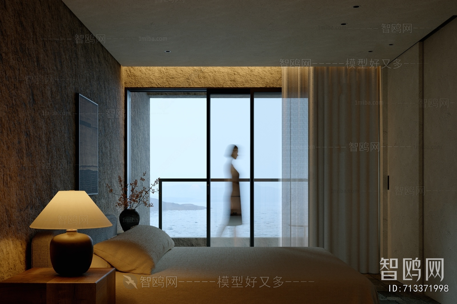 Wabi-sabi Style Bedroom