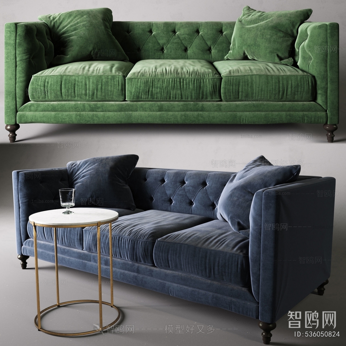 Modern Three-seat Sofa