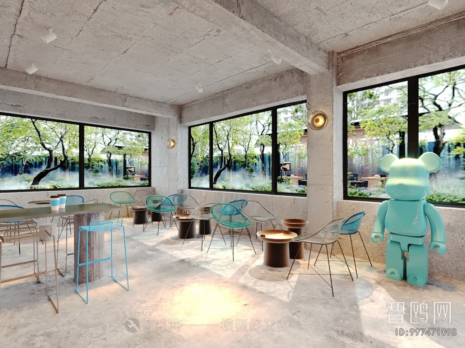 Industrial Style Milk Tea Shop