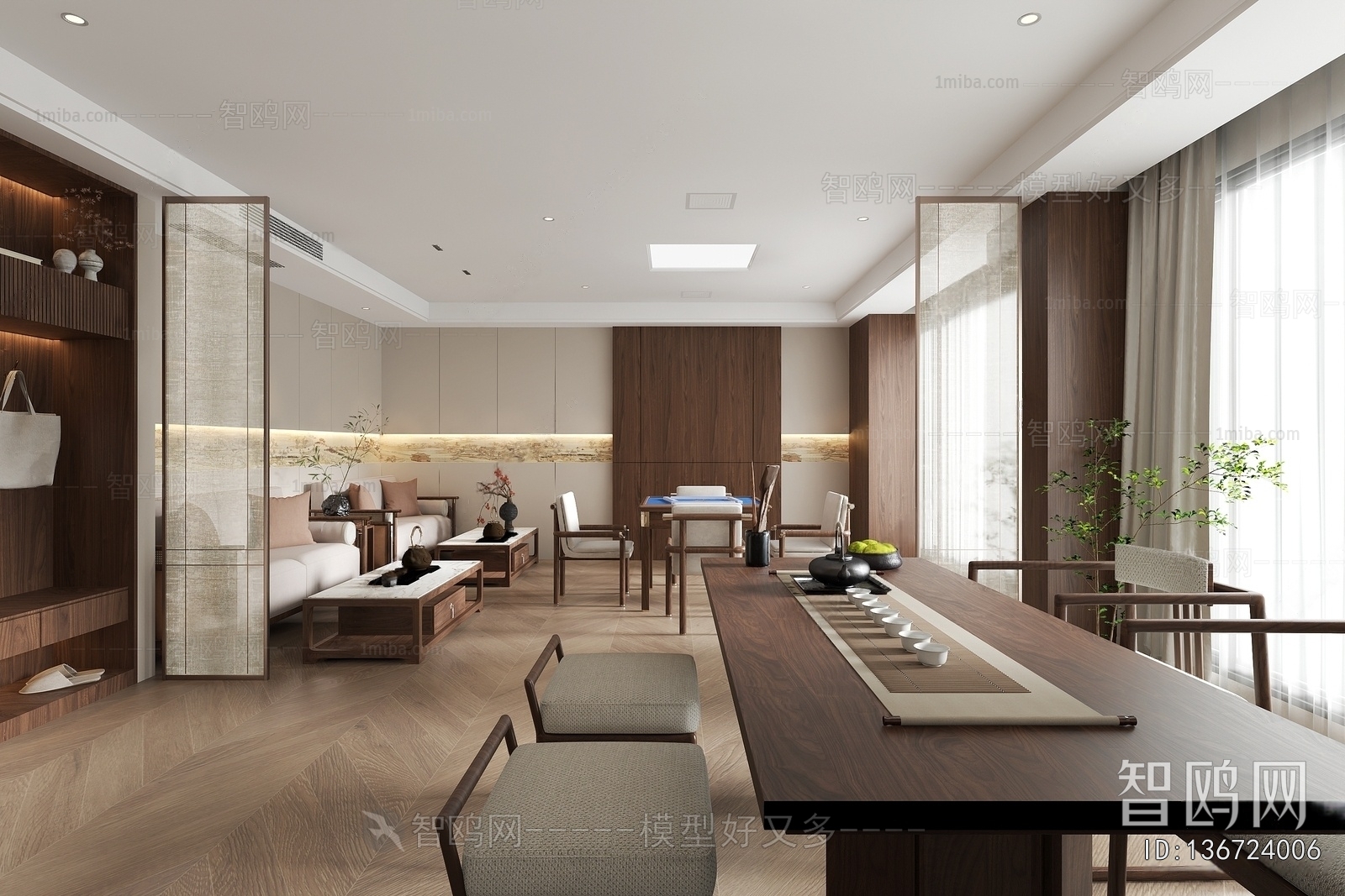 New Chinese Style Chess And Card Room