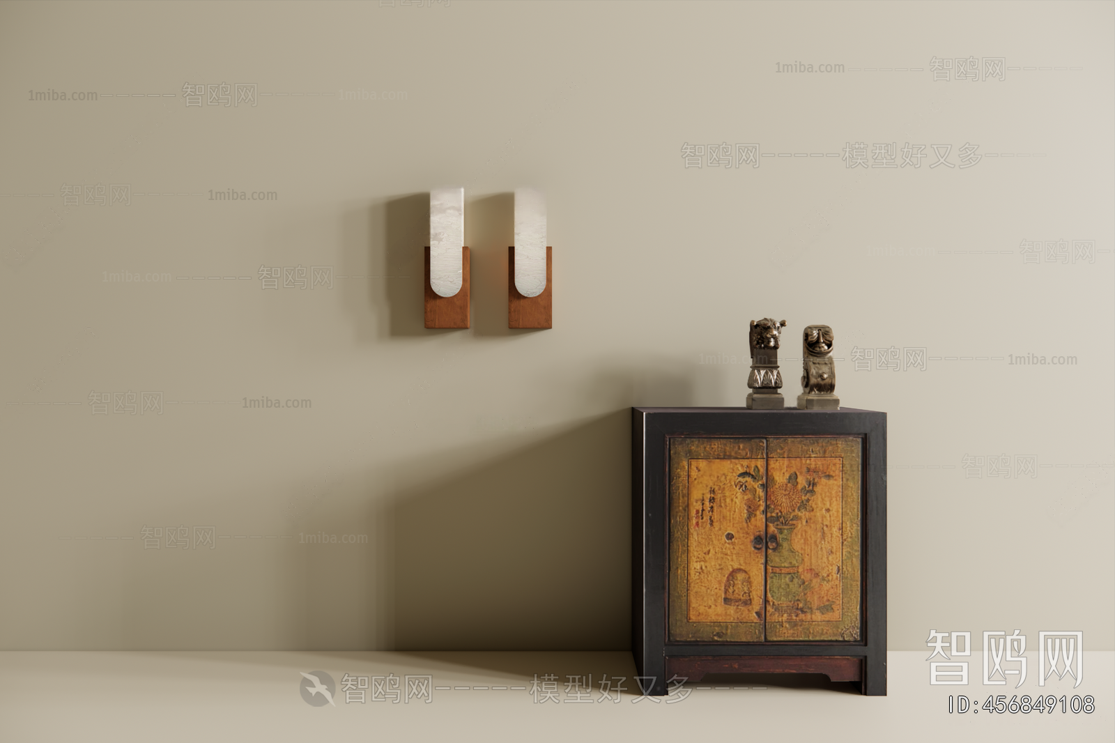 Chinese Style Side Cabinet