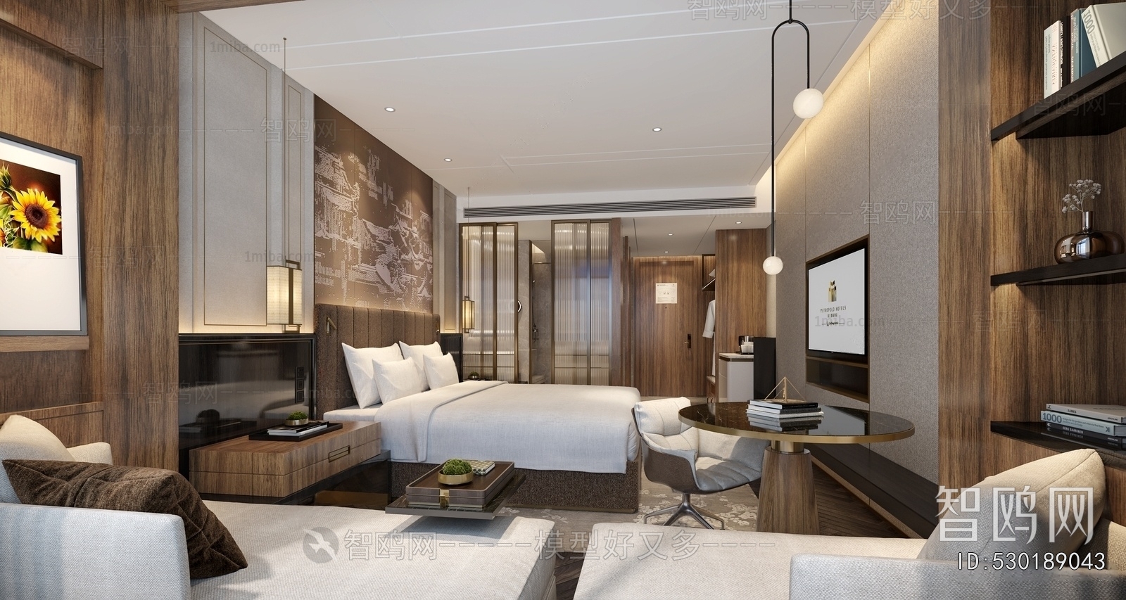 New Chinese Style Guest Room