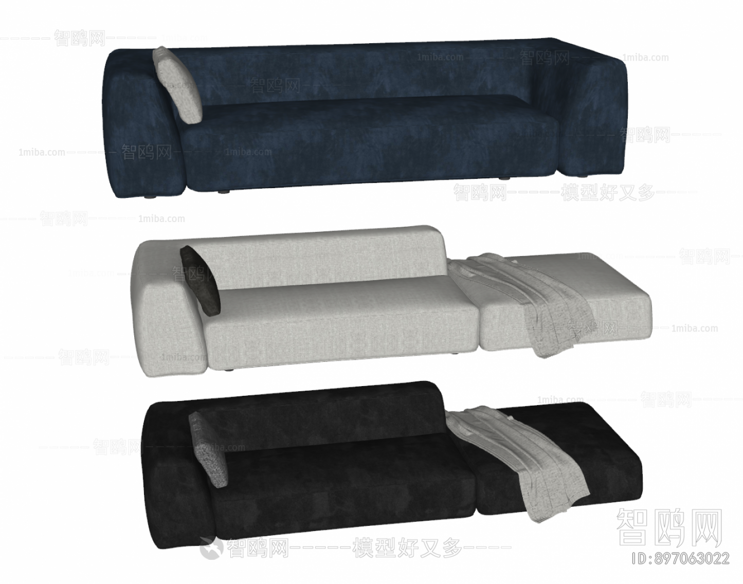 Modern Multi Person Sofa