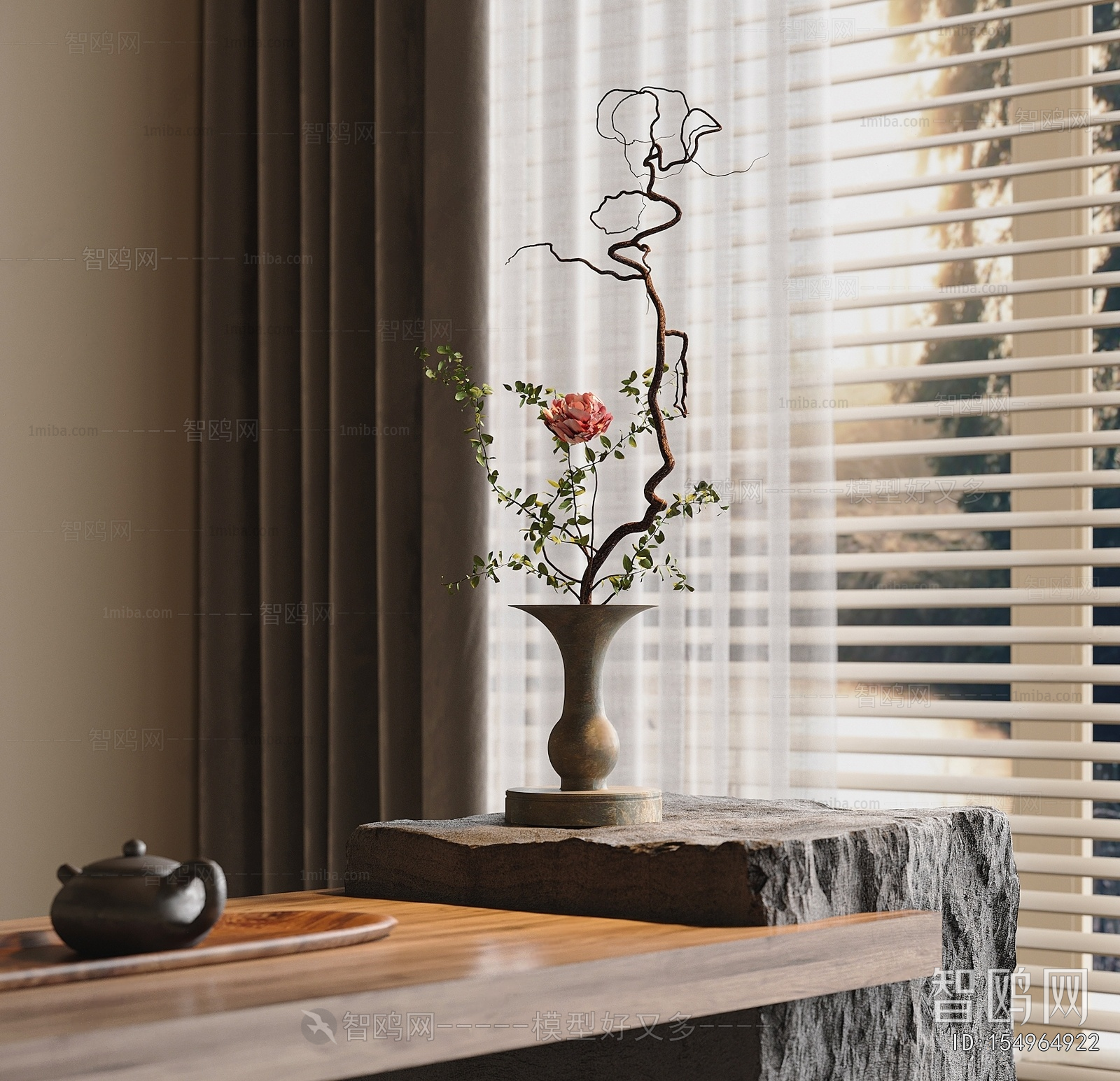 New Chinese Style Flower Arrangement