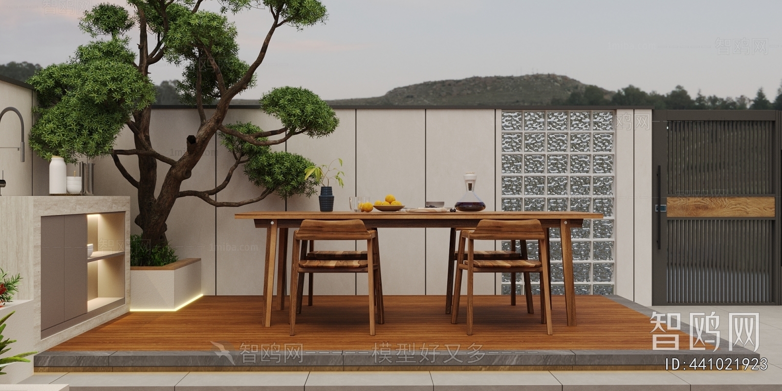 New Chinese Style Courtyard/landscape