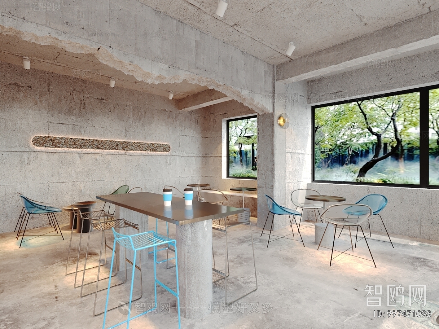 Industrial Style Milk Tea Shop