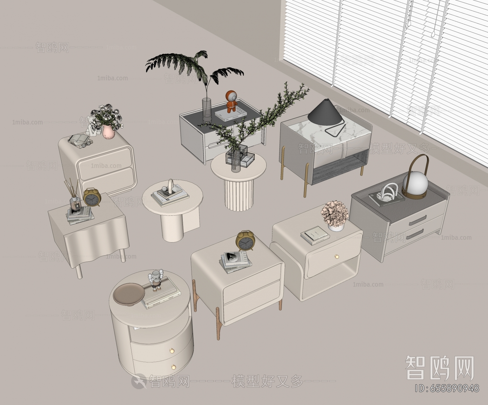 Modern Bedside Cupboard