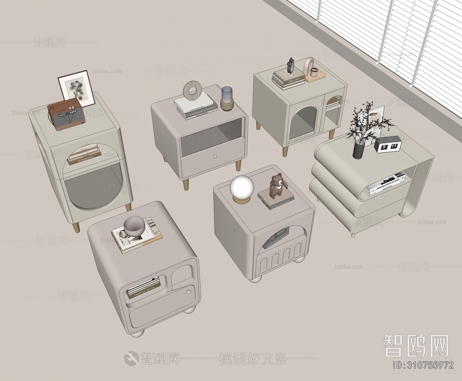 Modern Bedside Cupboard