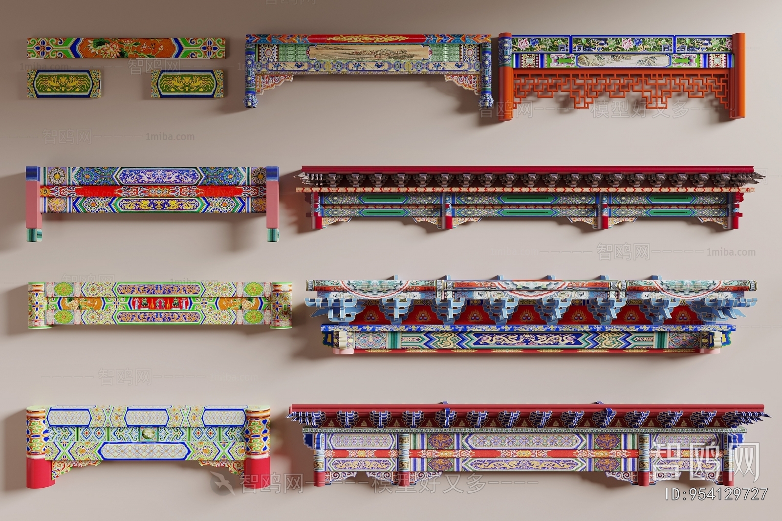 Chinese Style Building Component