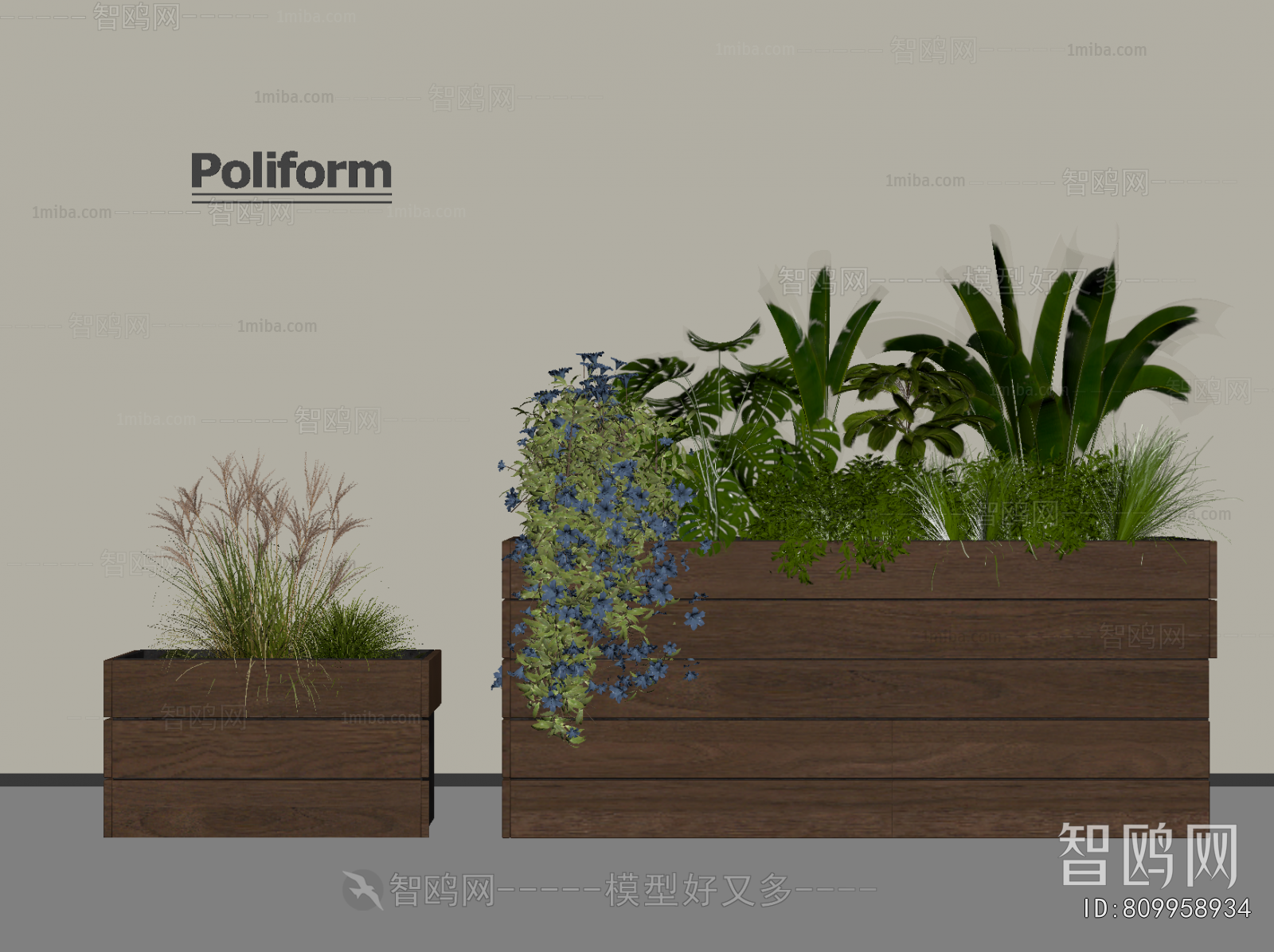 Modern Flower Bed, Flower Bowl, Flower Box