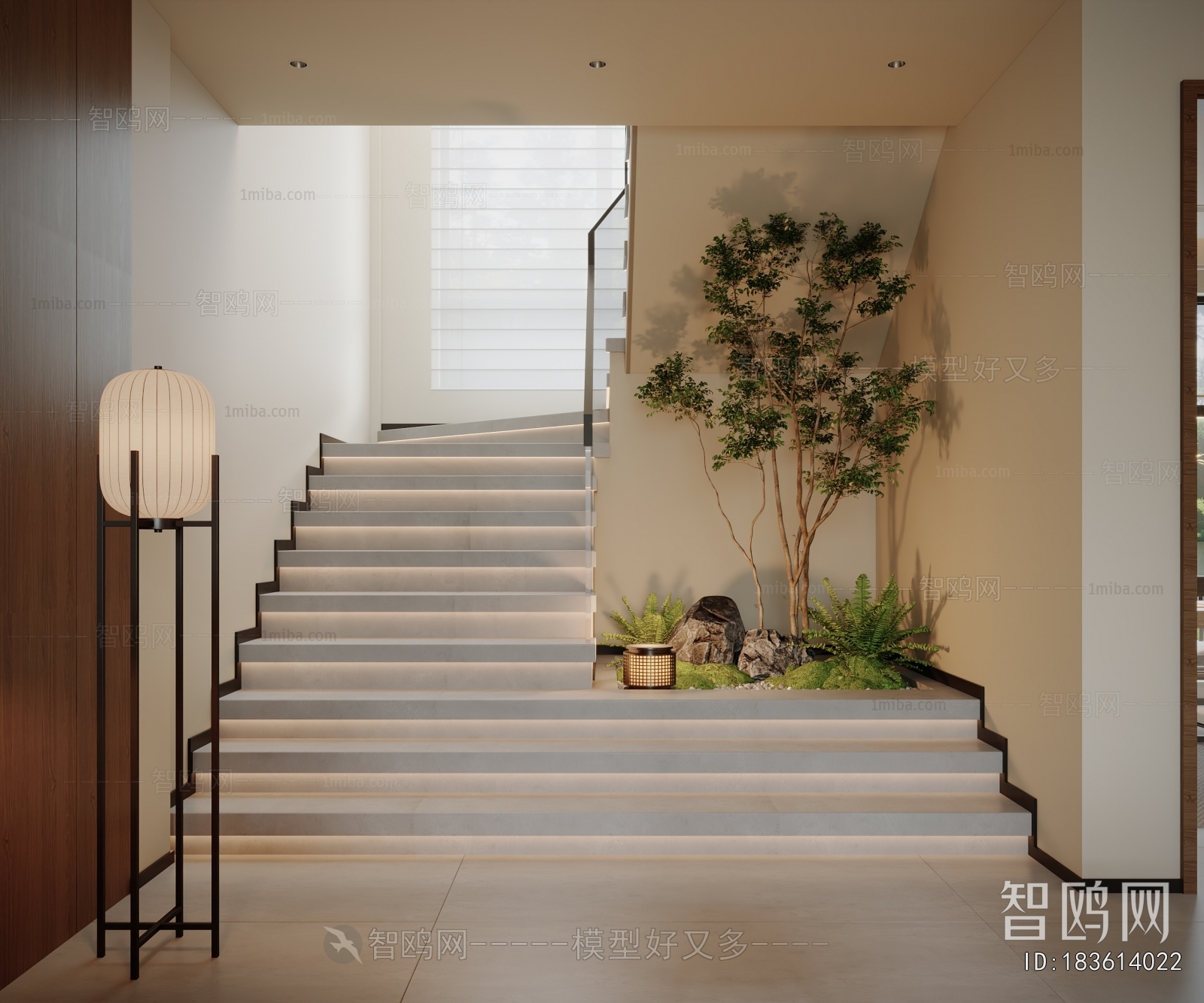 New Chinese Style Stairwell